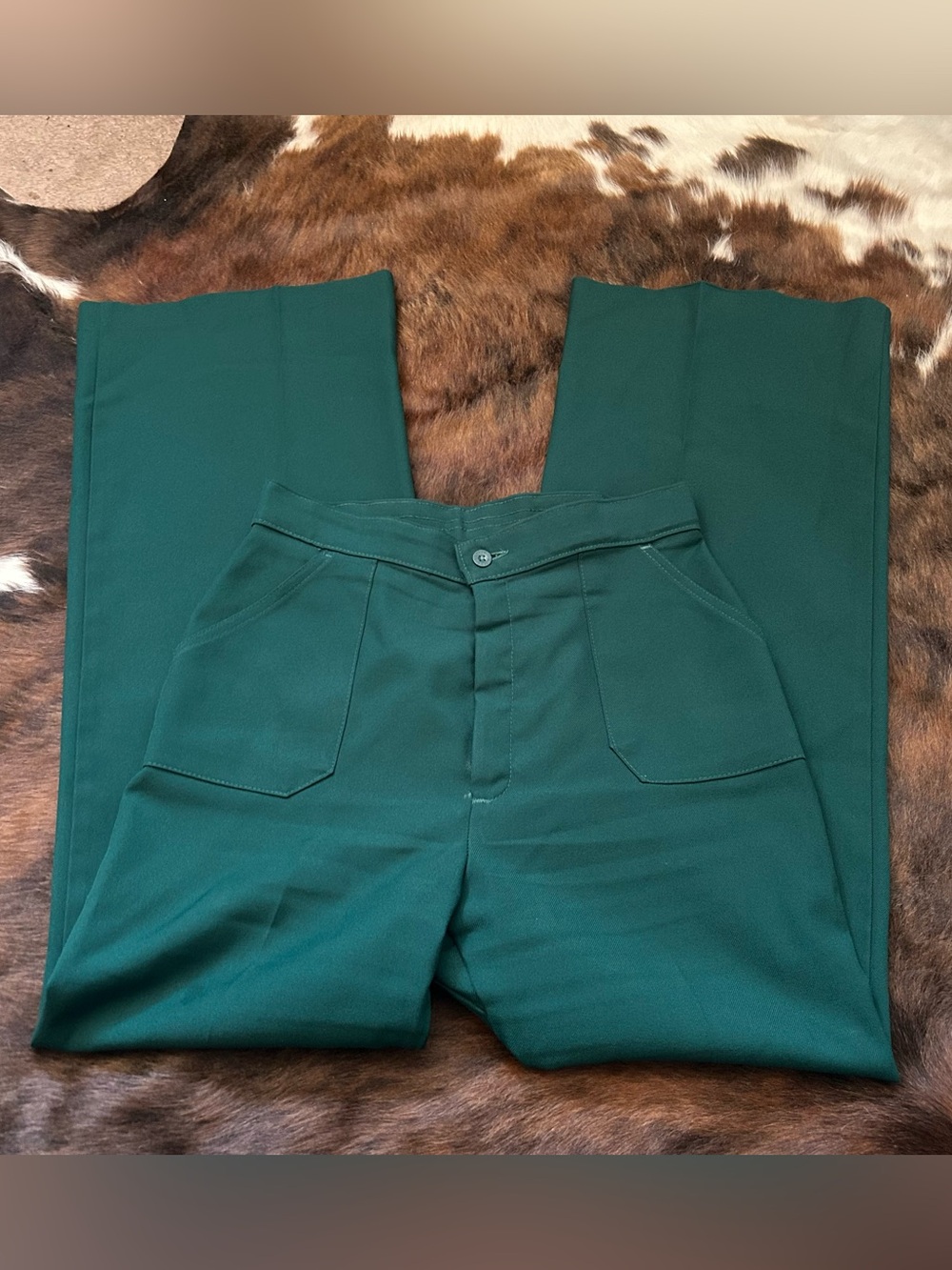70s green Levi pants